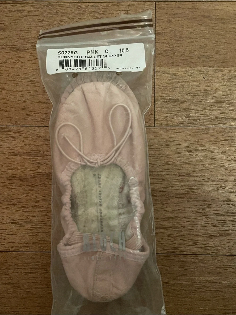 Girls' Light Pink Ballet Flats with Elastic Strap Sz. 10.5 girls